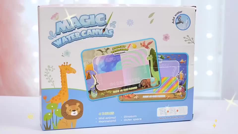 Tapete De Desenho De Água Grande 100x150cm Brinquedo Doodle Placa De Pintura Infantil Com 3 Canetas Mágicas Educativo