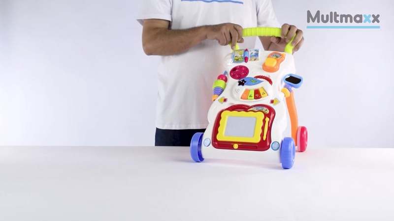 Andador Infantil Educativo Musical Brinquedo Didático Bebê Centro de Atividades Multmaxx