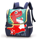 Mochila Escolar Infantil Menino Menina Dinossauro Gatinho de Costas