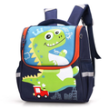 Mochila Escolar Infantil Menino Menina Dinossauro Gatinho de Costas