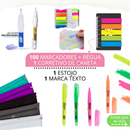Kit Material Escolar Menina Completo Com ou Sem Mochila Feminina Escolar Material Estojo Escolar Feminino