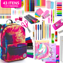 Kit Material Escolar Menina Completo Com ou Sem Mochila Feminina Escolar Material Estojo Escolar Feminino