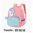 Mochila Escolar Infantil Menino Menina Dinossauro 030