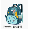 Mochila Escolar Infantil Menino Menina Dinossauro 030