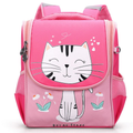 Mochila Escolar Infantil Menino Menina Dinossauro Gatinho de Costas