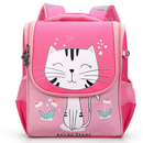 Mochila Escolar Infantil Menino Menina Dinossauro Gatinho de Costas