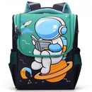 Mochila Escolar Infantil Menino Menina Dinossauro Gatinho de Costas