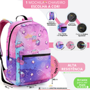 Kit Material Escolar Menina Completo Com ou Sem Mochila Feminina Escolar Material Estojo Escolar Feminino