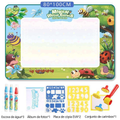 Tapete De Desenho De Água Grande 100x150cm Brinquedo Doodle Placa De Pintura Infantil Com 3 Canetas Mágicas Educativo