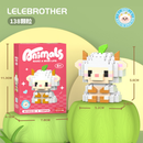 Mini Blocos de Montar Lego-Compatíveis Mini Micro Blocos de Animais - Conjunto de Construção Criativo para Crianças,