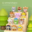 Mini Blocos de Montar Lego-Compatíveis Mini Micro Blocos de Animais - Conjunto de Construção Criativo para Crianças,